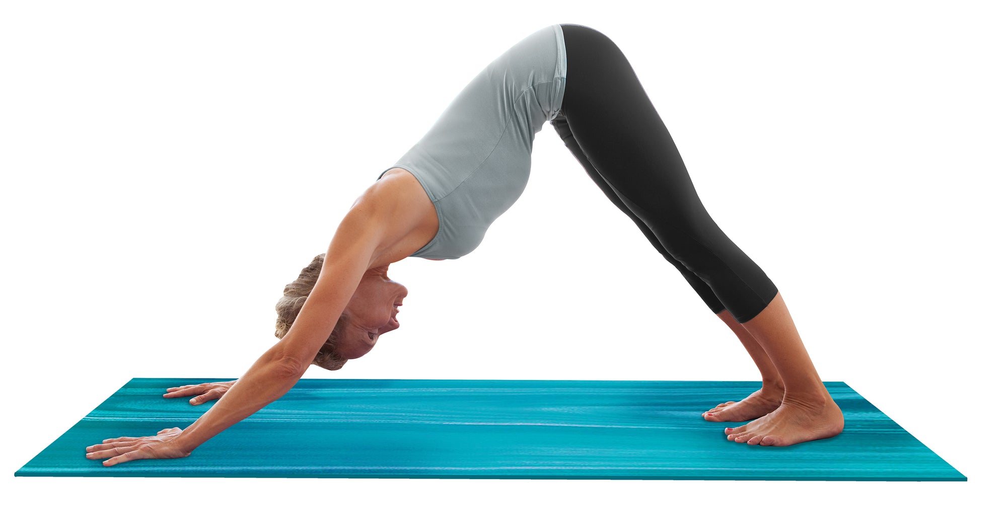 Renew® 4mm Ombre Yoga Mat – Aqua